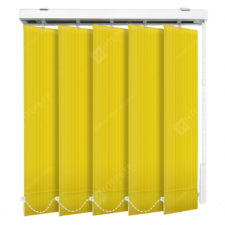 Вертикальные тканевые жалюзи Лайн желтый