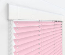Жалюзи Изотра 25 мм на пластиковые окна - цвет персиковый