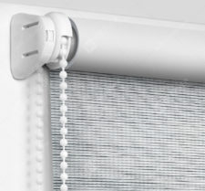 Рулонные шторы Мини - Корсо Блэкаут светло-серый