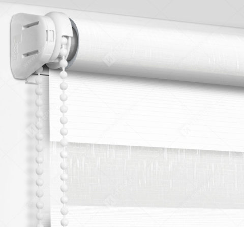 Рулонные шторы День-Ночь - Модена белый 15