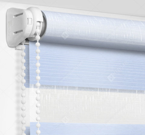 Рулонные шторы День-Ночь - Модена голубой 55