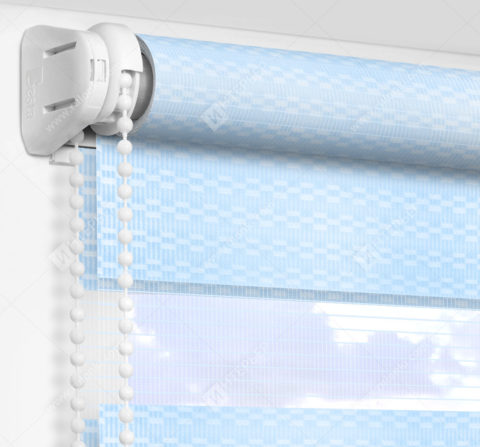 Рулонные шторы День-Ночь - Белладжо голубой