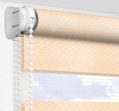 Рулонные шторы День-Ночь - Белладжо персиковый