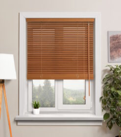 Деревянные жалюзи 25 мм, цвет 68 Миндаль